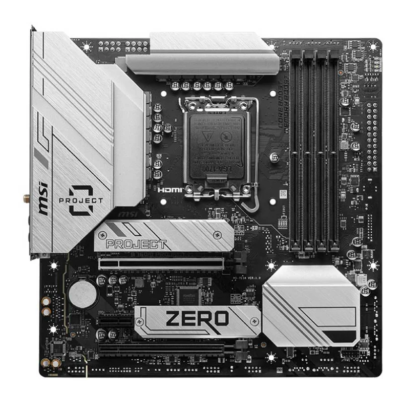 MSI B760M PROJECT ZERO Motherboard - Image 2