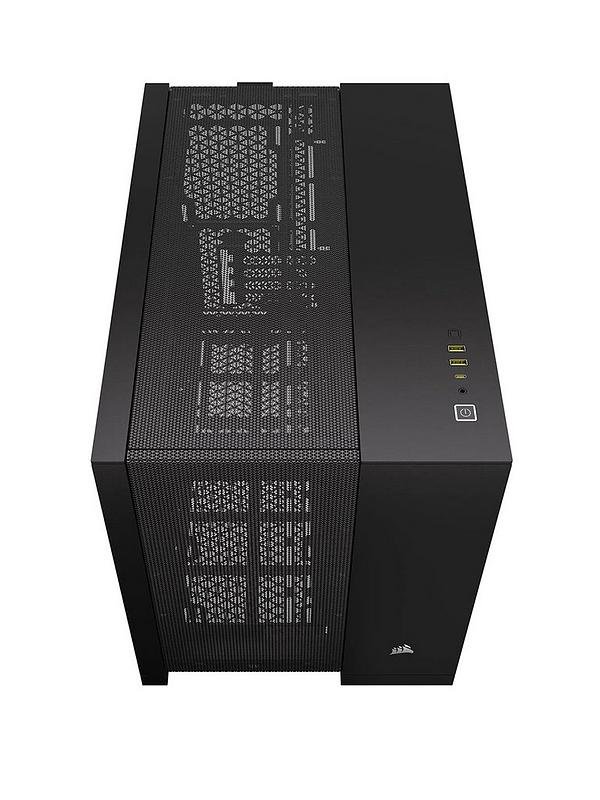 CORSAIR 2500D AIRFLOW Mid-Tower Dual Chamber PC Case - Black - Image 2