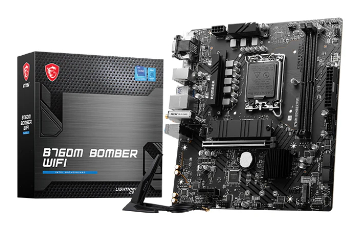 MSI B760M BOMBER WIFI DDR5 Motherboard