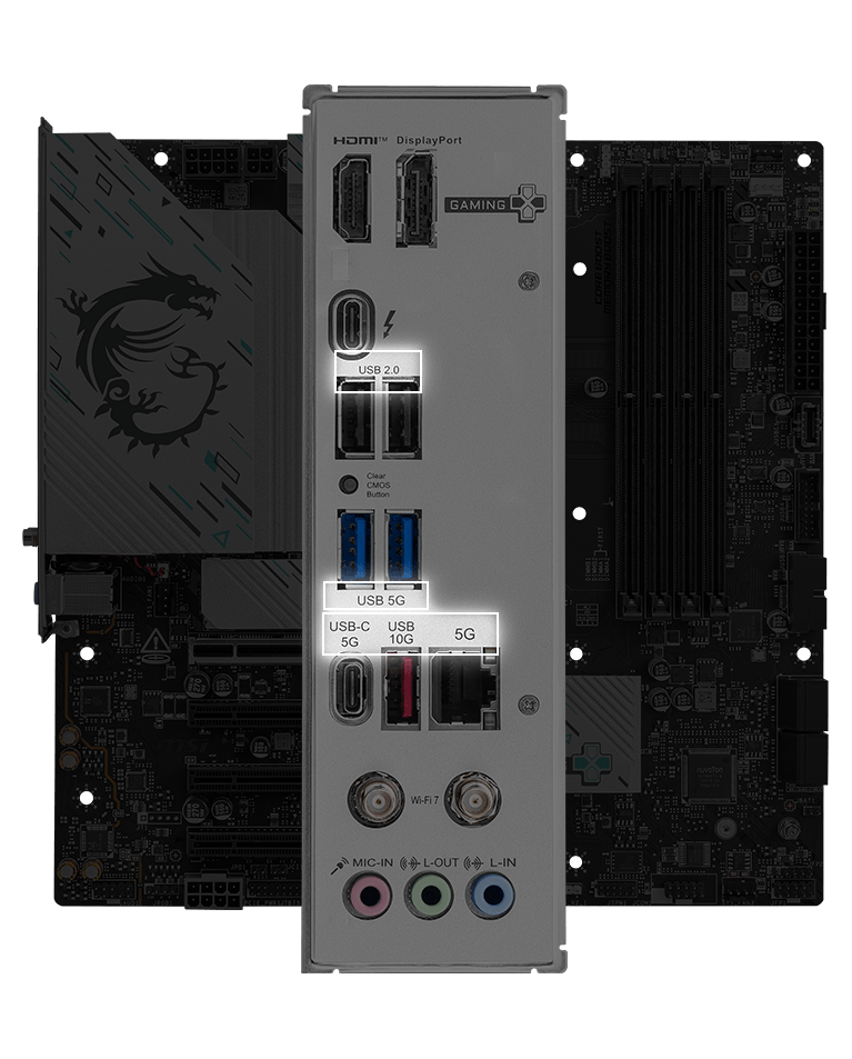 MSI B860M GAMING PLUS WIFI Motherboard - Image 3