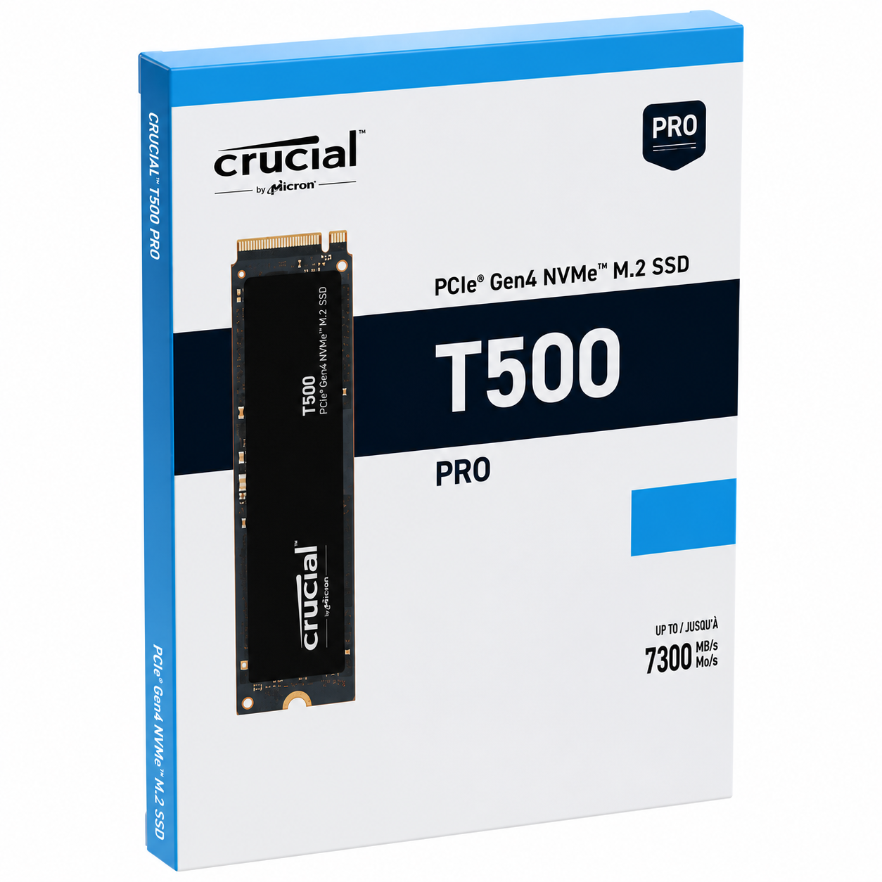 Crucial T500 500GB Gen4 NVMe M.2 Internal Gaming SSD - Image 2