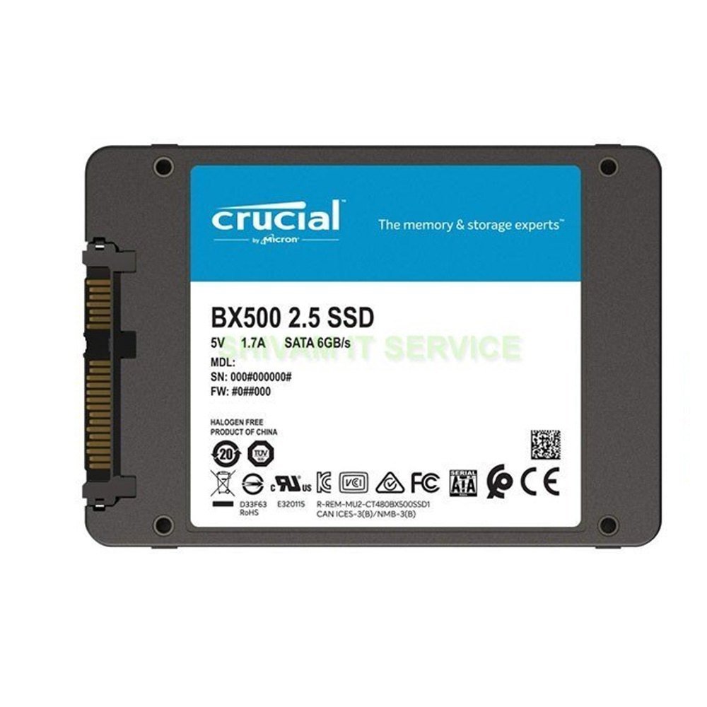 Crucial BX500 500GB 2.5-inch SATA 3D NAND Internal SSD - Image 2