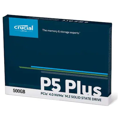 Crucial P5 Plus 500GB PCIe M.2 2280SS Gaming SSD - Image 2