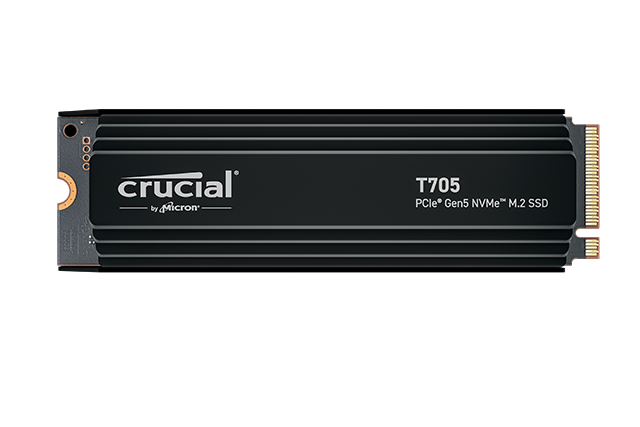 Crucial T705 1TB PCIe Gen5 NVMe M.2 SSD