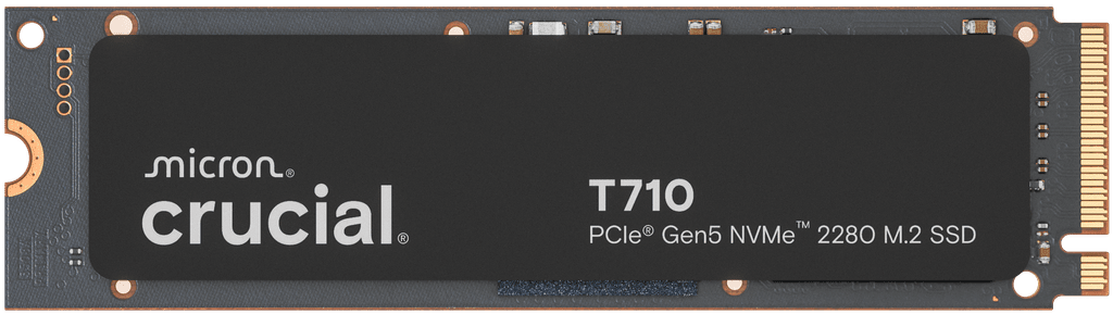 Crucial T710 1TB PCIe Gen5 NVMe 2280 M.2 SSD