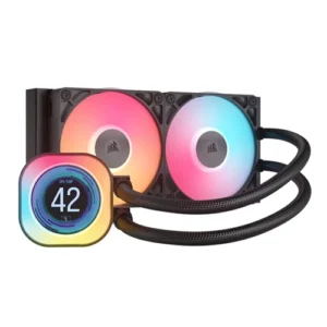 Corsair iCUE LINK TITAN 240 RX LCD AIO Liquid CPU Cooler Black