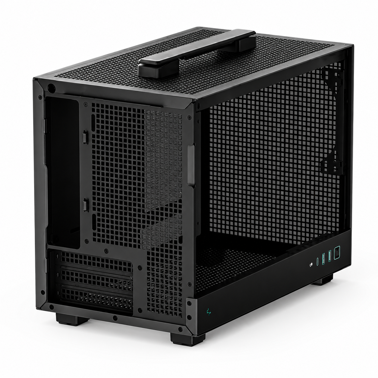DEEPCOOL CH160 Mesh M-ITX Mini Tower Case (Black) - Image 2