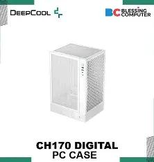 DEEPCOOL CH170 Digital M-ITX Mini Tower Cabinet ( White )