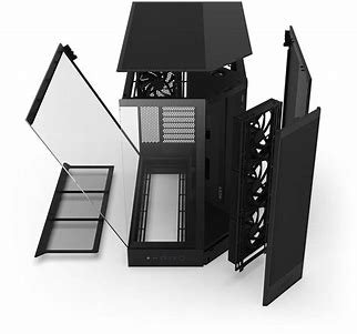 NZXT Chassis H9 Flow (2025) Dual-Chamber Mid-Tower Case Black - Image 2