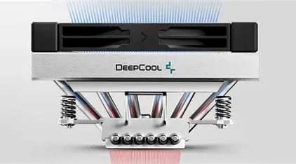 Deepcool AN600 Top Flow Low Profile CPU Cooler (Black) - Image 2