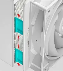 DEEPCOOL ASSASSIN VC ELITE WH 140MM Air Cooler White - Image 2
