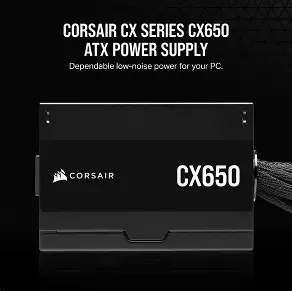 Corsair CX650 650 Watt 80 PLUS Bronze ATX Power Supply - Image 3