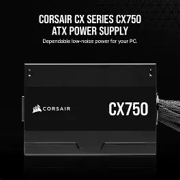 Corsair CX750 750 Watt 80 PLUS Bronze ATX Power Supply - Image 3