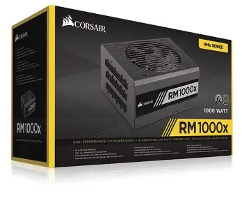 Corsair RM1000X 1000 Watt 80 PLUS(R) Gold Certified Fully Modular Power Supply