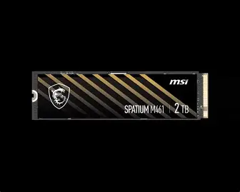 MSI M461 2TB PCIe Gen4x4 NVMe 4.0 M.2 3D Nand Internal Solid State SSD - Image 2