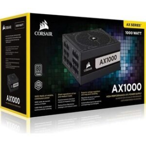 Corsair AX1000 1000 Watt 80 PLUS(R) Titanium Certified Fully Modular ATX Power Supply