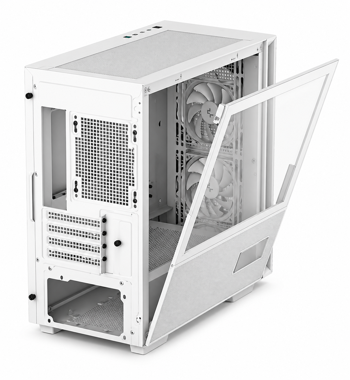 DEEPCOOL CH360 Digital ARGB ATX Mid Tower Cabinet (White) - Image 2