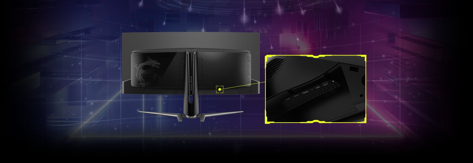 MSI MAG 341CQP QD-OLED 34" 2K UWQHD Quantum Dot OLED Panel 175Hz / 0.03ms Curved Gaming Monitor - Image 2