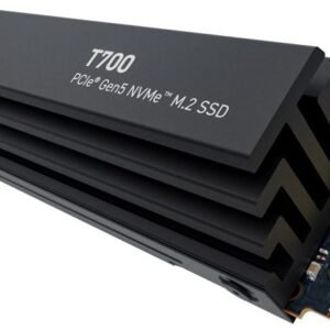 Crucial T700 2TB Gen5 NVMe M.2 SSD with heatsink