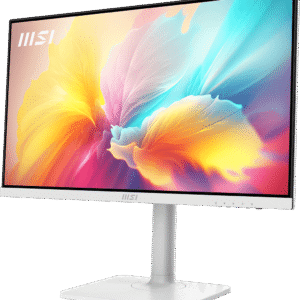 MSI Modern MD2412PW 24" FHD IPS Panel 100Hz HDR Ready Built-in Speakers Professional Monitor White