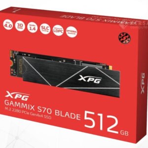 XPG ADATA GAMMIX S70 Blade M.2 NVME 512GB PCIe Gen4 2280 Internal Gaming SSD