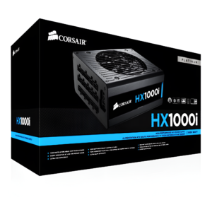 Corsair HX1000i 1000 Watt 80 Plus(R) PLATINUM Fully Modular Certified ATX Power Supply