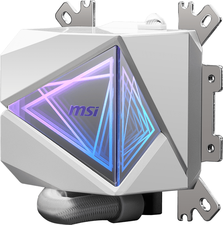 MSI MAG CORELIQUID I240 White 240mm AIO ARGB CPU Liquid Cooler - Image 4
