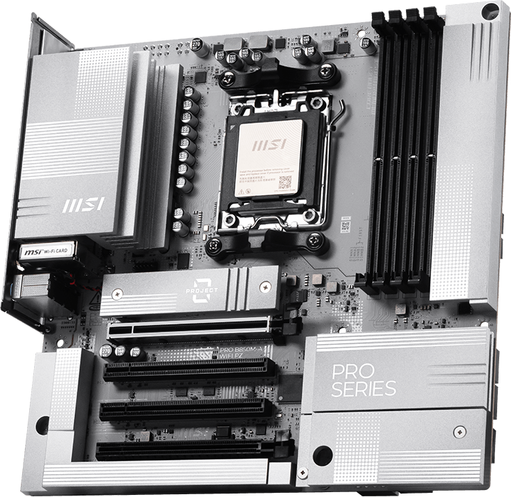 MSI PRO B850M-A WIFI Motherboard - Image 2