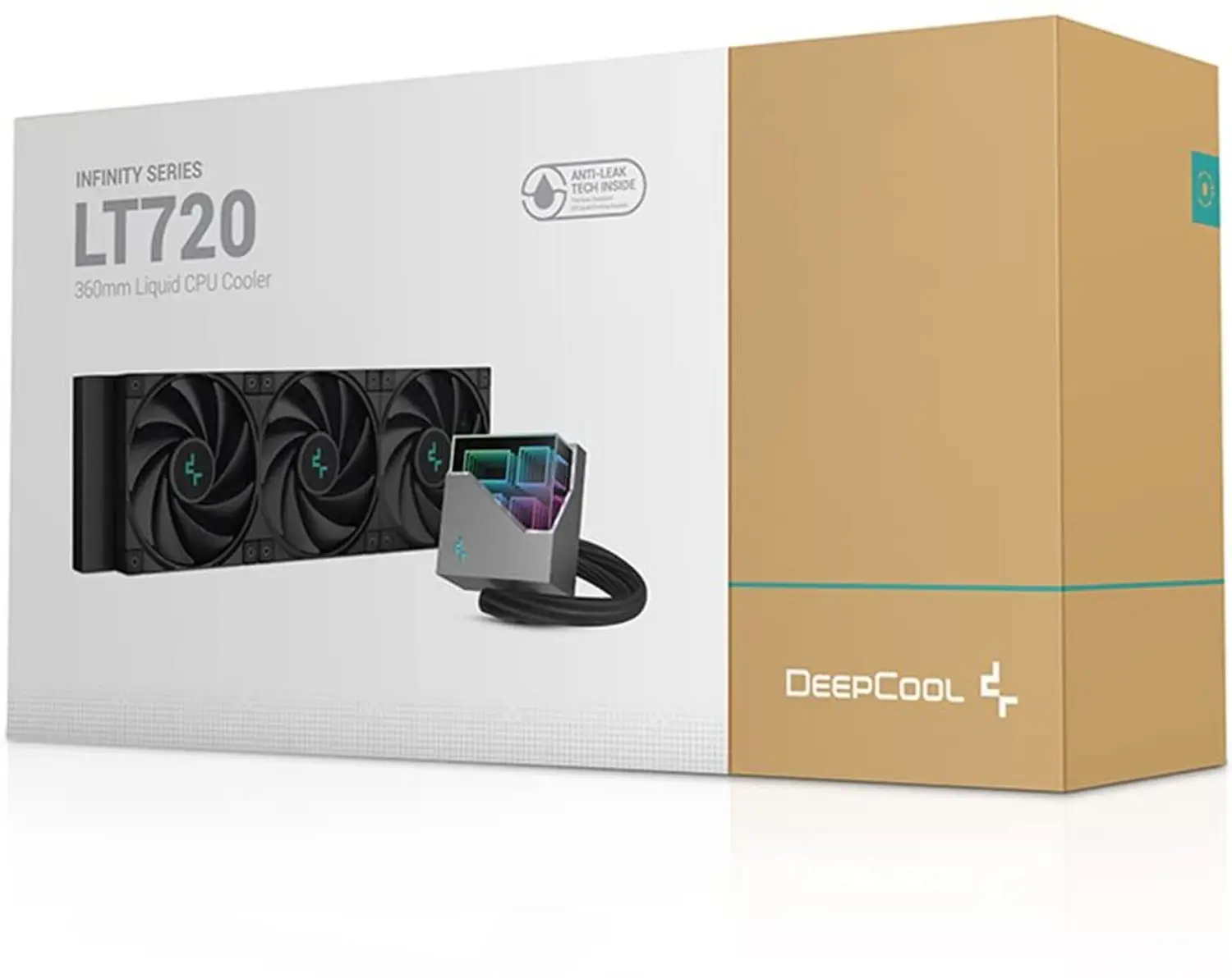 Deepcool LT720 360mm ARGB AIO Liquid Cooler (Black) - Image 2
