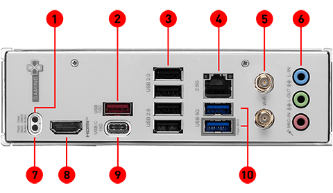 MSI B840M GAMING WIFI6E Motherboard - Image 3