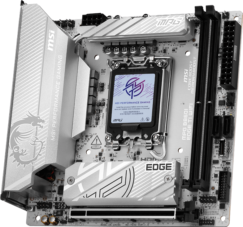 MSI MPG B860I EDGE TI WIFI Motherboard - Image 2
