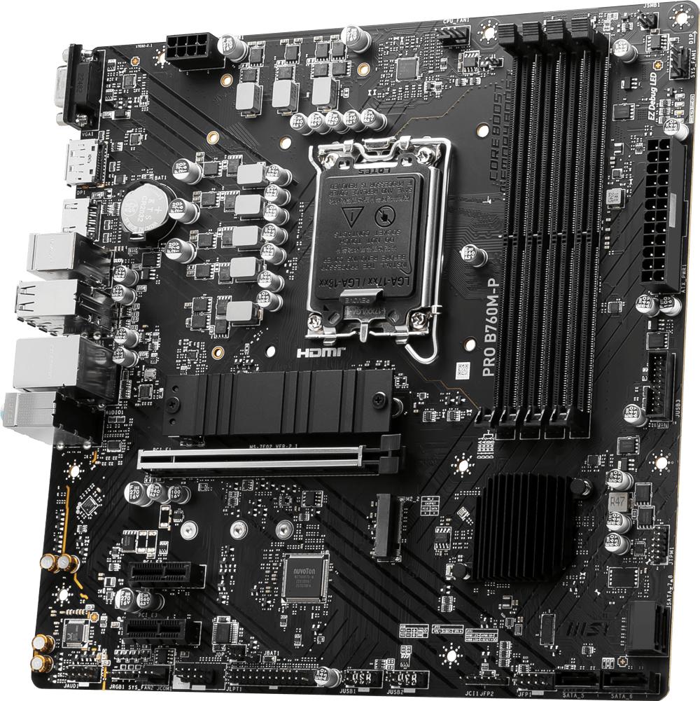 MSI PRO B760M-P Motherboard - Image 2