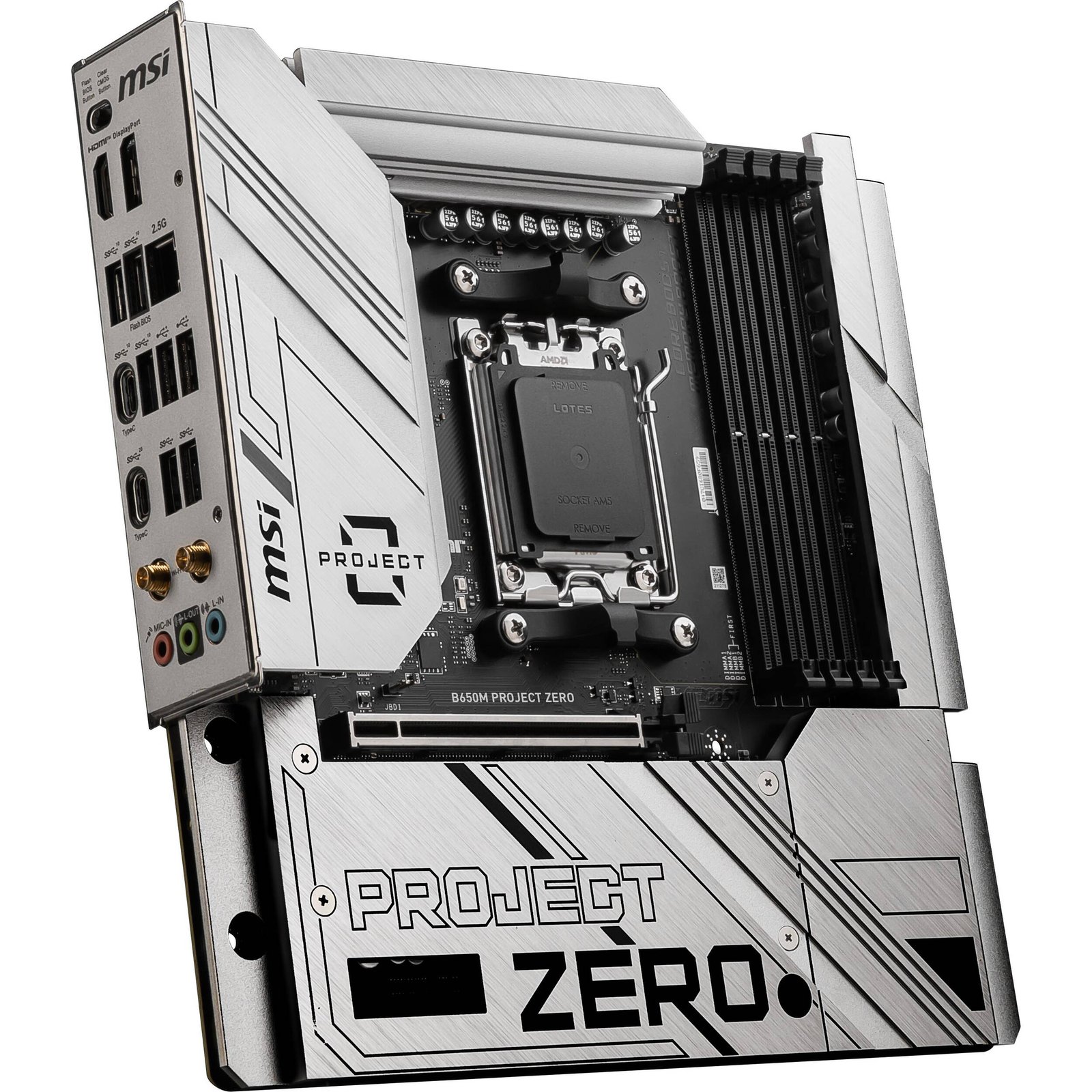 MSI B650M PROJECT ZERO Motherboard - Image 2