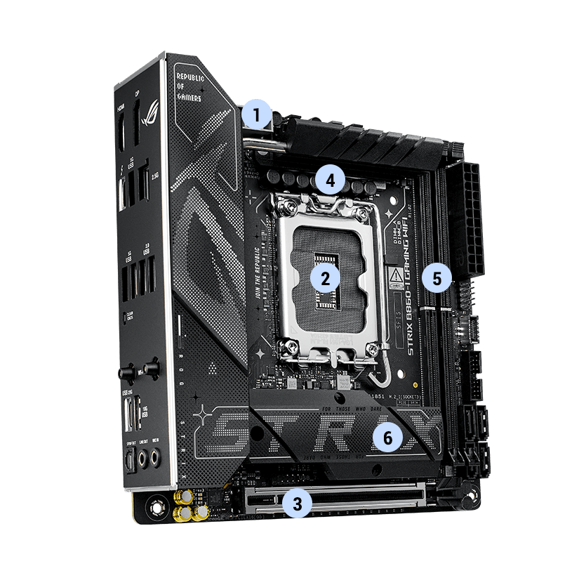 ASUS ROG STRIX B860-I GAMING WIFI Motherboard - Image 4