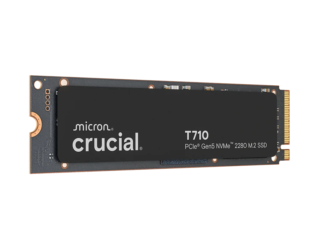 Crucial T710 2TB PCIe Gen5 NVMe(R) 2280 M.2 SSD