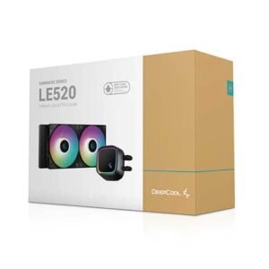 Deepcool LE520 240mm ARGB AIO / CPU Liquid Liquid Cooling Cabinet Cooler (Black)