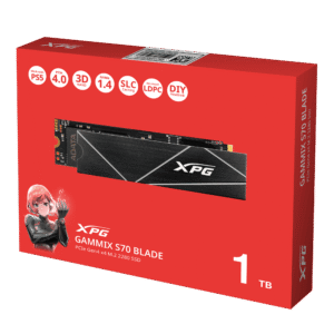 XPG ADATA GAMMIX S70 Blade M.2 NVME 1TB PCIe Gen4x4 2280 Internal Solid State Drive/SSD