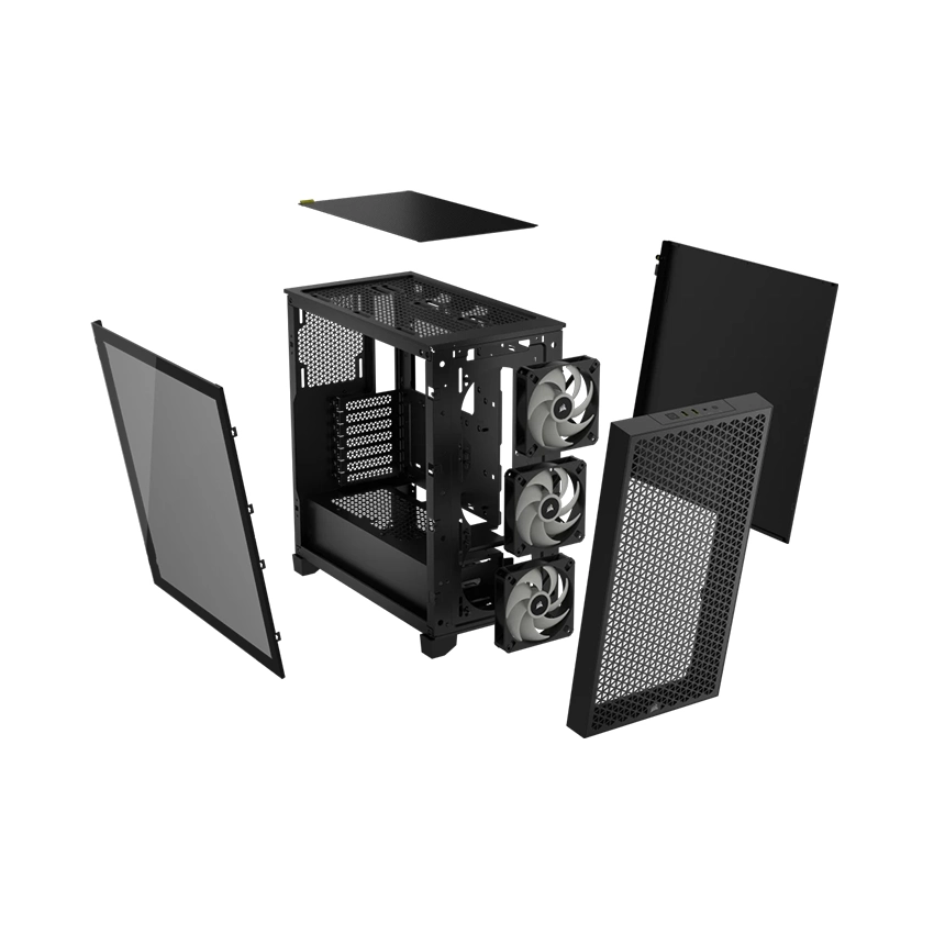 CORSAIR 3000D AIRFLOW Mid-Tower PC Case - Black - Image 2