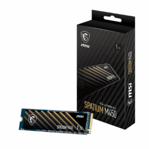 MSI SPATIUM M450 PCIe 4.0 NVMe M.2 1TB Internal Gaming SSD