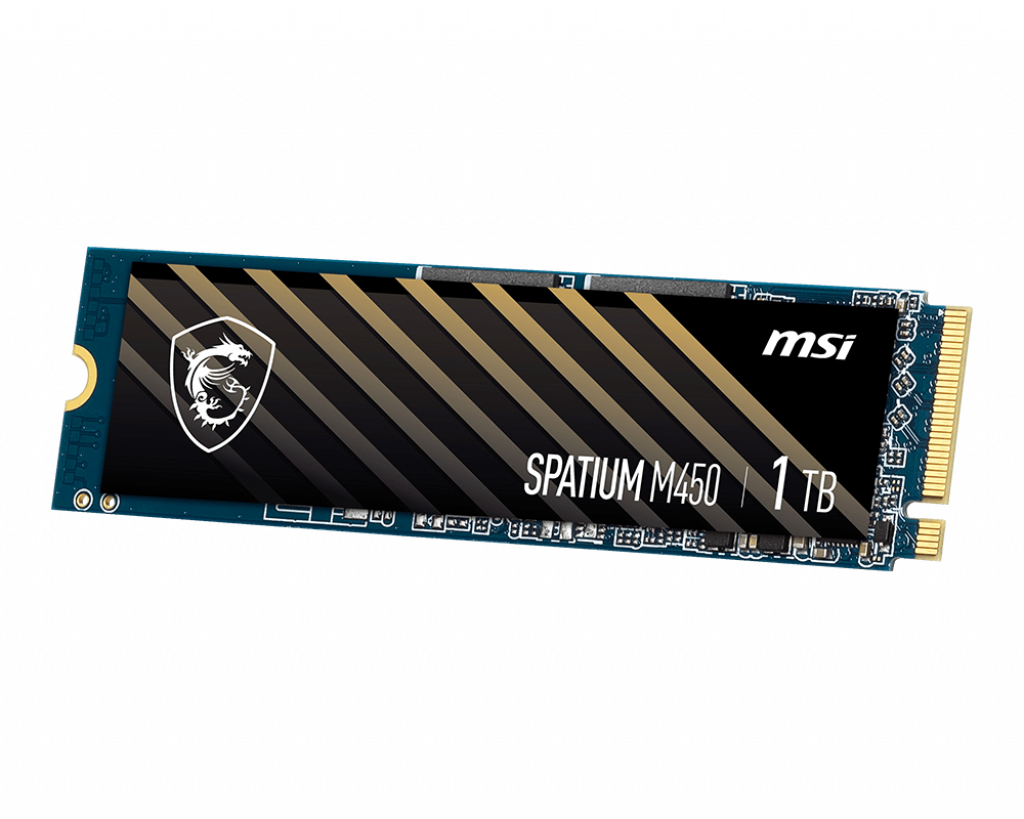 MSI SPATIUM M450 PCIe 4.0 NVMe M.2 1TB Internal Gaming SSD - Image 2